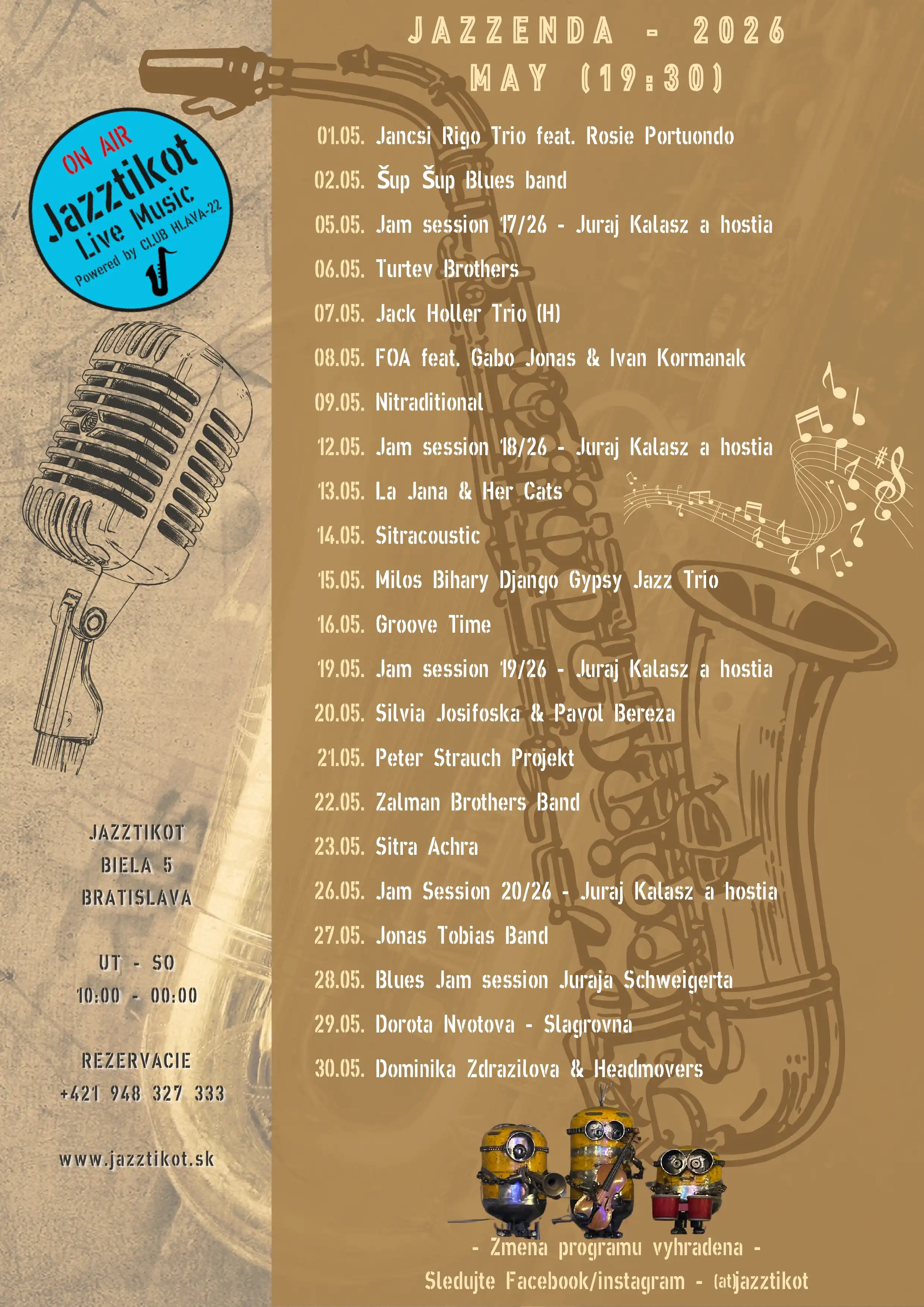 program May 2026