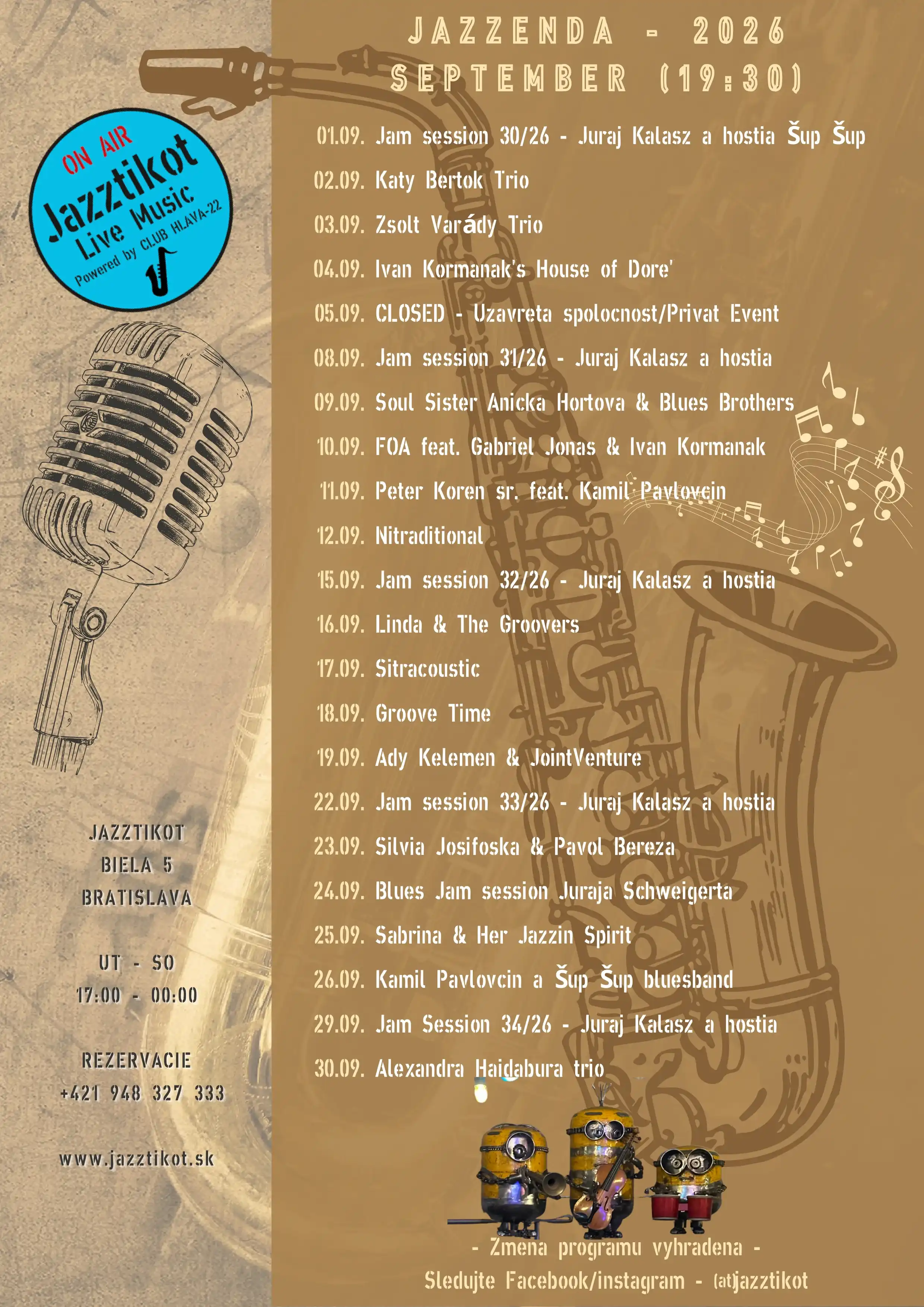 program September 2026