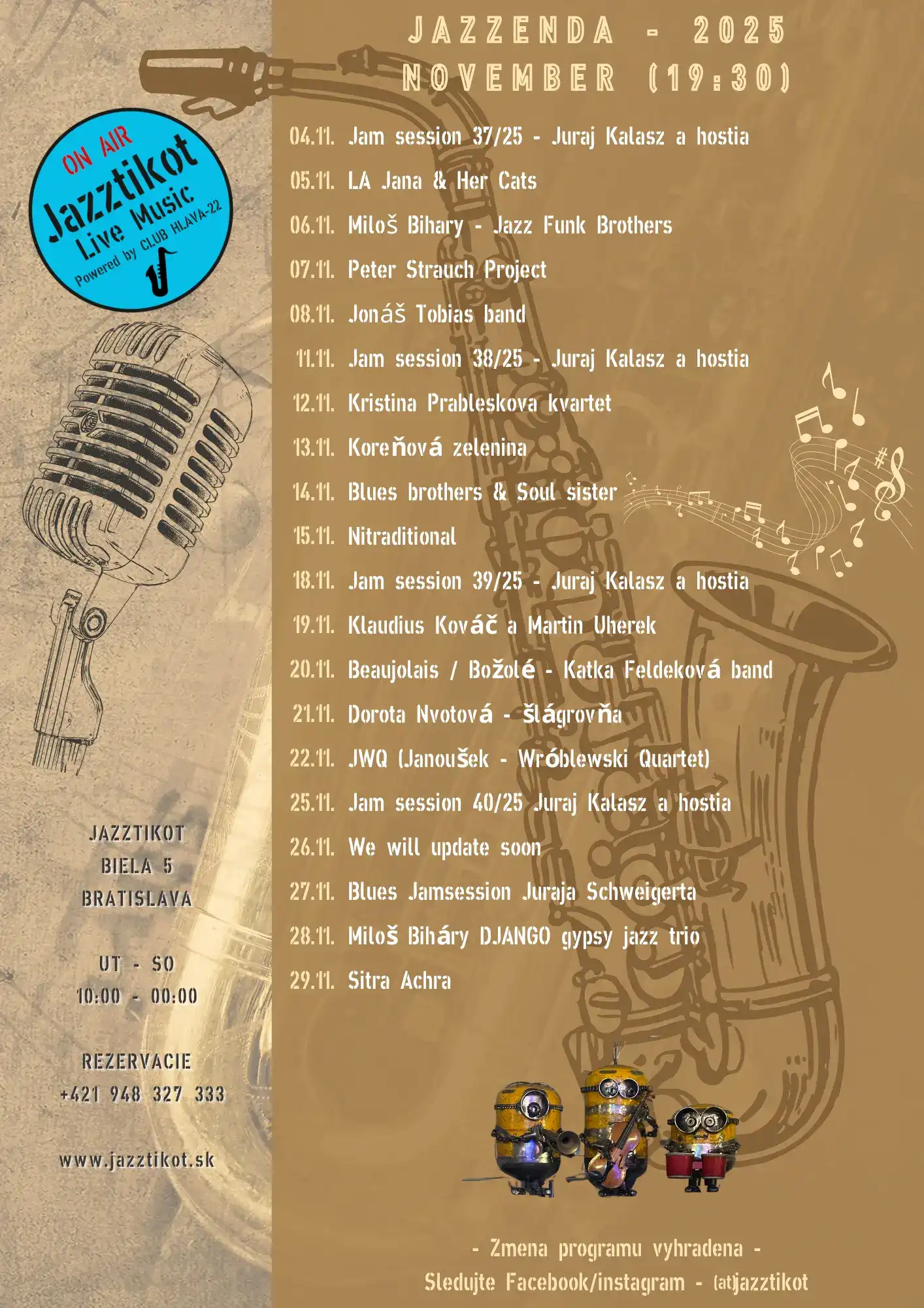 program November 2025